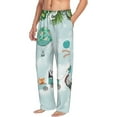 thumbnail image 6 of Hirioo Animals Riding Across The Sky for Men's PJ Pajama Pants Sleep Pants Men's Home Trousers with Pockets,S-3XL-Small, 6 of 6