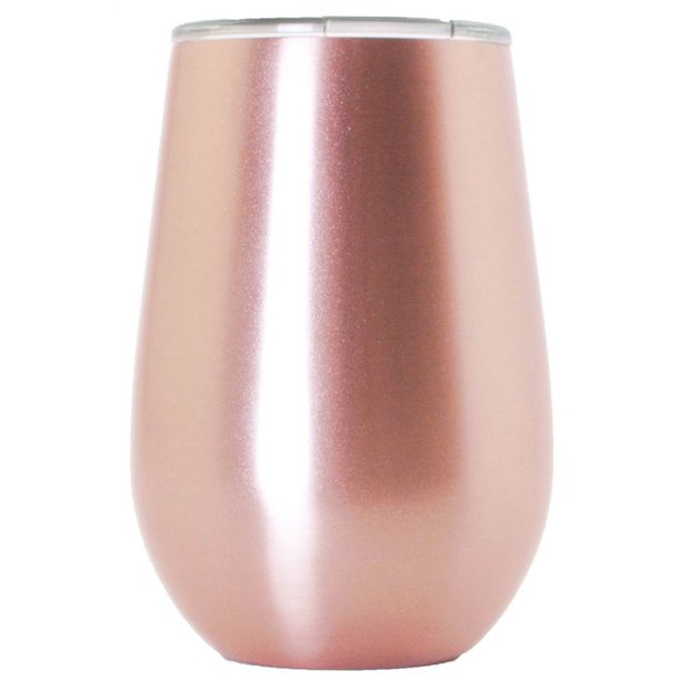 12 oz. Wine Tumbler in Rose Gold