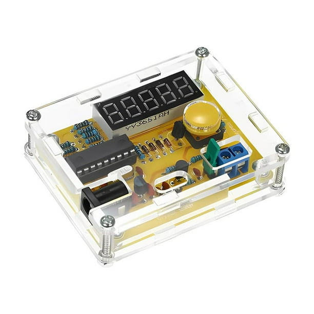 Seitruly Oscilador de cristal de Metal portátil Digital 1Hz-50MHz interfaz USB contador de frecuencia profesional medidor con estuche Electrónica miscelánea