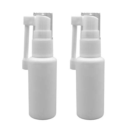 2pcs/Set Nasal Sprayer Plastic Nose Spray Bottle Refillable Empty Spray Bottle Nose Spray Dispenser with Rotation Nozzle 30ML