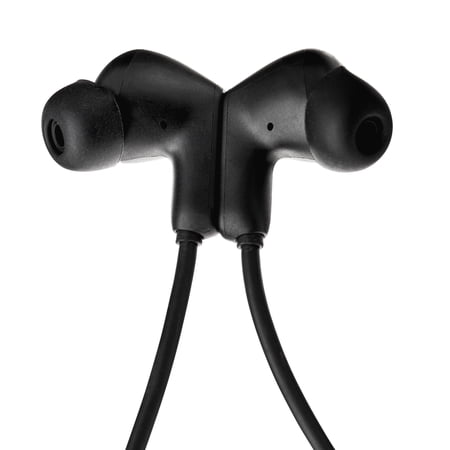 onn. Wireless Neckband Earphones, Black