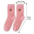 thumbnail image 3 of Calcetines gruesos y cálidos de invierno para mujer, con forro polar, hasta media pantorrilla | Calcetines suaves y cómodos para dormir | Calcetines térmicos de moda para el frío | Calcetines, 3 of 7