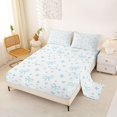 thumbnail image 2 of Erosebridal Cute Ribbon Bow Full Size Sheets 4-Piece for Girls,Teens Women Flying Butterfly Bed Sheets,Ultra Soft Home Decor, 2 of 5