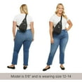 thumbnail image 4 of Baggallini Mini Sling - 12x7 Sling Crossbody Bag Backpack with Adjustable Shoulder Strap, 4 of 8