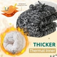 thumbnail image 2 of Eyean Womens Fuzzy Slipper Socks Winter Non Slip Thermal Fluffy Soft Fleece Lining Warm Home Grippers Socks, 2 of 6