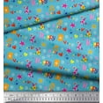thumbnail image 3 of Soimoi Cotton Duck Fabric Birthday Theme Party Printed Fabric 1 Yard 42 Inch Wide, 3 of 3