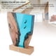 thumbnail image 4 of Lámpara De Adorno De Escritorio, Artesanía, Luz Nocturna De Océano De Resina, Brillo De 5 Niveles, Base De Madera única Para Decoración De Sala De Estar, 4 of 7
