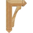thumbnail image 3 of Ekena Millwork 4"W x 14"D x 22"H Legacy Arts & Crafts Rough Sawn Bracket, Western Red Cedar, 3 of 4