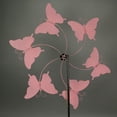 thumbnail image 3 of Direct International Embossed Butterfly Metal Twirler Wind Spinner Garden Stake 71 inch, 3 of 3