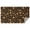 Brown Sun Moon, variant on Black White Cloud Moon Star Pattern Rectangle Tablecloth 60"x84",Waterproof Polyester Rectangle Table Cloth, Wipeable Spillproof Polyester Tablecloth for Dining, Camping, Indoor and Outdoor