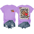 thumbnail image 6 of Football Game Day Shirt Game Day Coquette T-Shirt, 6 of 7