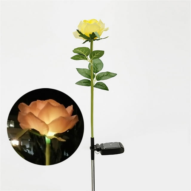 Clearance! Reweti Solar Rose Lights Solar LED Garden Lights Solar Lights Garden Lights