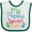 White and Green, variant on Inktastic My Pepaw Loves Me Grandchild Boys or Girls Baby Bib