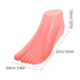 thumbnail image 3 of Miangastore 2 Pairs Foot Models Adult Shoe Display Inserts Sock Display Holder Retail Shop Display Supply, 3 of 9