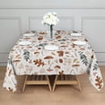 thumbnail image 3 of Fall Mushrooms Leaves Pattern Square Tablecloth,Waterproof Square Table Cover,Wipeable Spillproof Washable Table Cover for Home Kitchen Party Decor 52"x52"(132x132cm), 3 of 6