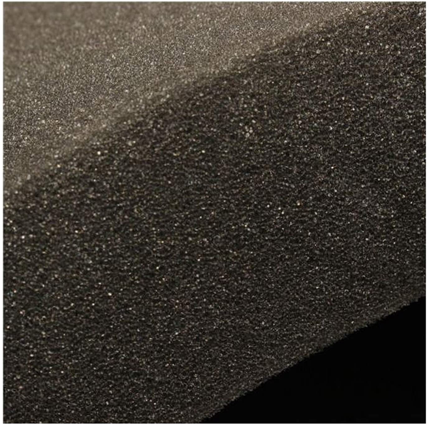 AKTRADING CO. CertiPUR-US Certified Charcoal Rubber Foam Sheet Cushion (Seat Replacement, Upholstery Sheet, Foam Padding, Acoustic Foam Sheet) - 5"H X 24"W X 72"L