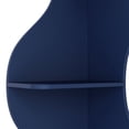 thumbnail image 5 of Yowos Corner Shelf, Modern 5-Tier Wall Corner Bookshelf, Stylish Corner Small Bookcase Storage Rack Wavy Plant Stand with Unique Shape for Living Room, Home Office, Blue, 5 of 10