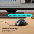 thumbnail image 4 of Ratón Trackball PORLEI RGB con cable ergonómico de 5 DPI ajustables, 4 of 7