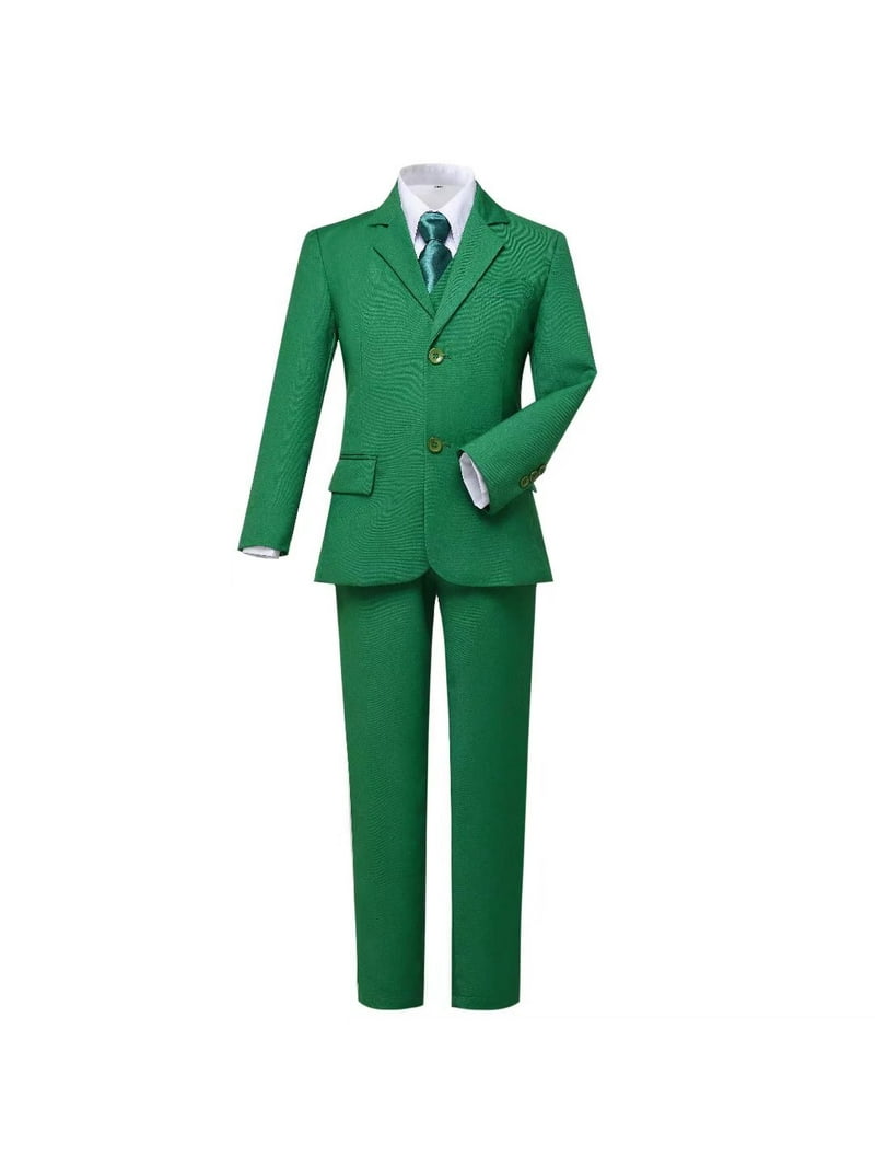 Visaccy Boys Ring Bearer Suits Boy's Tuxedo Kids Suit Set Formal