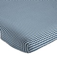thumbnail image 4 of Saturday Park Gingham 100% Organic Kids' Cotton Sheet Set, Full, 4 of 7