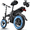 Black-Up, variant on Electric Bike, 18 Mph Electric Bicycles, 350W Peak 500W Motor Foldable Ebike, 14" Tire E-bike for Adults, 48V 8Ah Battery, 15° Uphill, UL2849 Certified, 25 Miles PAS Range