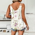thumbnail image 4 of Spring Tops for Women Tunic Tops for Women Plus 2X Women Casual Round Neck Short Puff Sleeve Solid Color Pullover Blouse T-Shirt Tops Loose Fit, 4 of 6