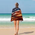 thumbnail image 4 of Flag Of The United States Ultra Fine Fiber Beach Towels for Travel And Quick Drying Absorbent Towels for Swimming, 4 of 7