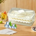 thumbnail image 4 of sruoe Ice Cube Trays, Ice Cube Trays for Freezer, Ice Cube Tray with Lid, 56 Pcs Ice Cube, Plastic, Square Ice Lattice, Household Ice Making, 4 of 6