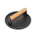 thumbnail image 1 of LEVIASHER 2.2lbs Heavy-Duty Griddle Press for Bacon Burger Steak Meat Paninis Burger Bacon Vegetables, Cast Iron BBQ Grill Press for Weber Blackstone, 1 of 7