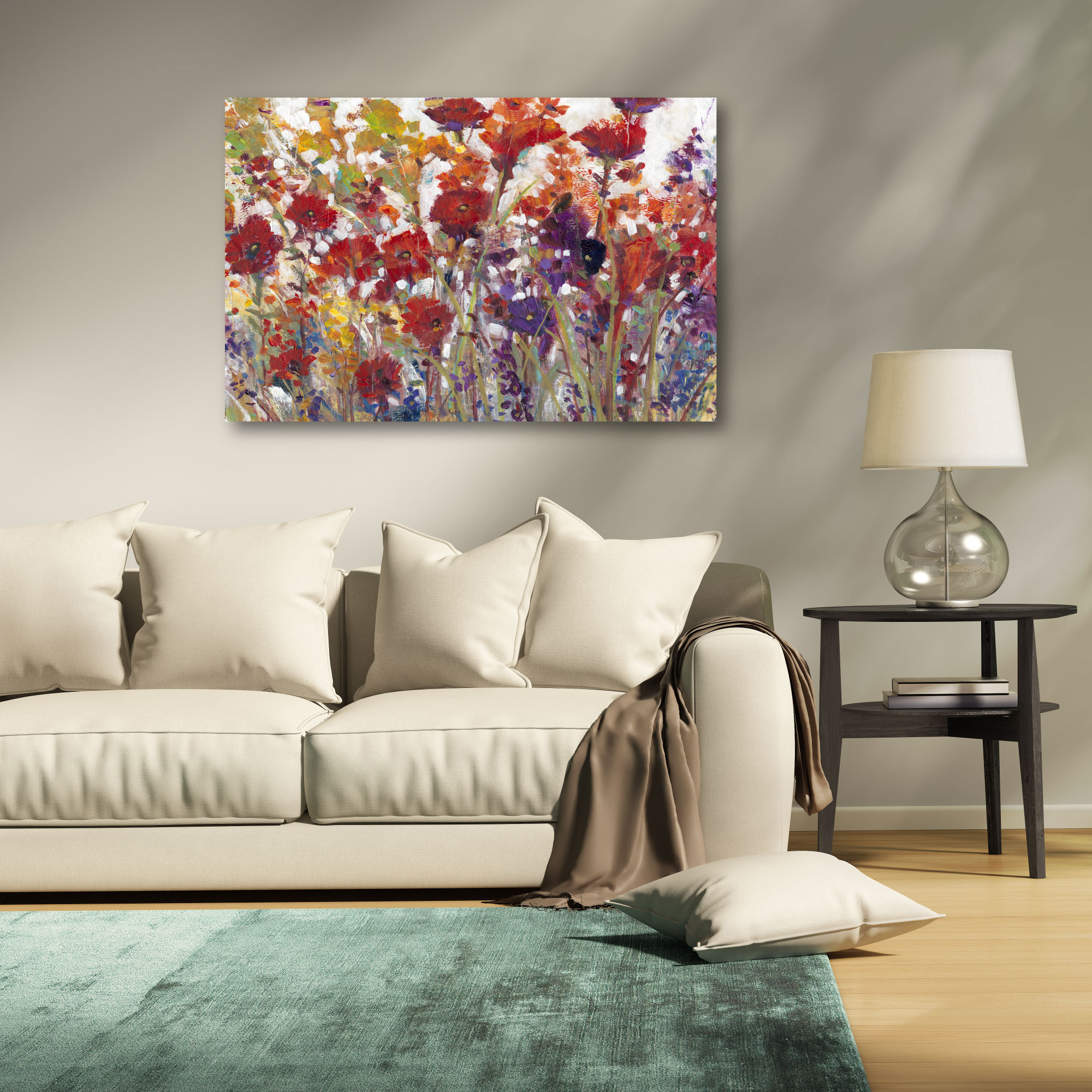 Courtside Market Variety of Flowers I 18"x26" Gallery-Wrapped Canvas Wall Art