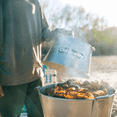 thumbnail image 4 of Old Smokey 14 inch Portable Charcoal Grill, Durable Steel BBQ Grill, 4 of 9