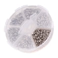thumbnail image 5 of GOOHOCHY Diy Accessories Silver Metal Rings For Craft Set Closed Ring Buckles 100g, 5 of 8