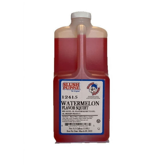 Slush Puppie Watermelon Flavor Squirt .5 Gallon