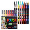 thumbnail image 1 of Posca Juego de rotuladores de pintura acr&iacute;lica, fino, 1 of 5