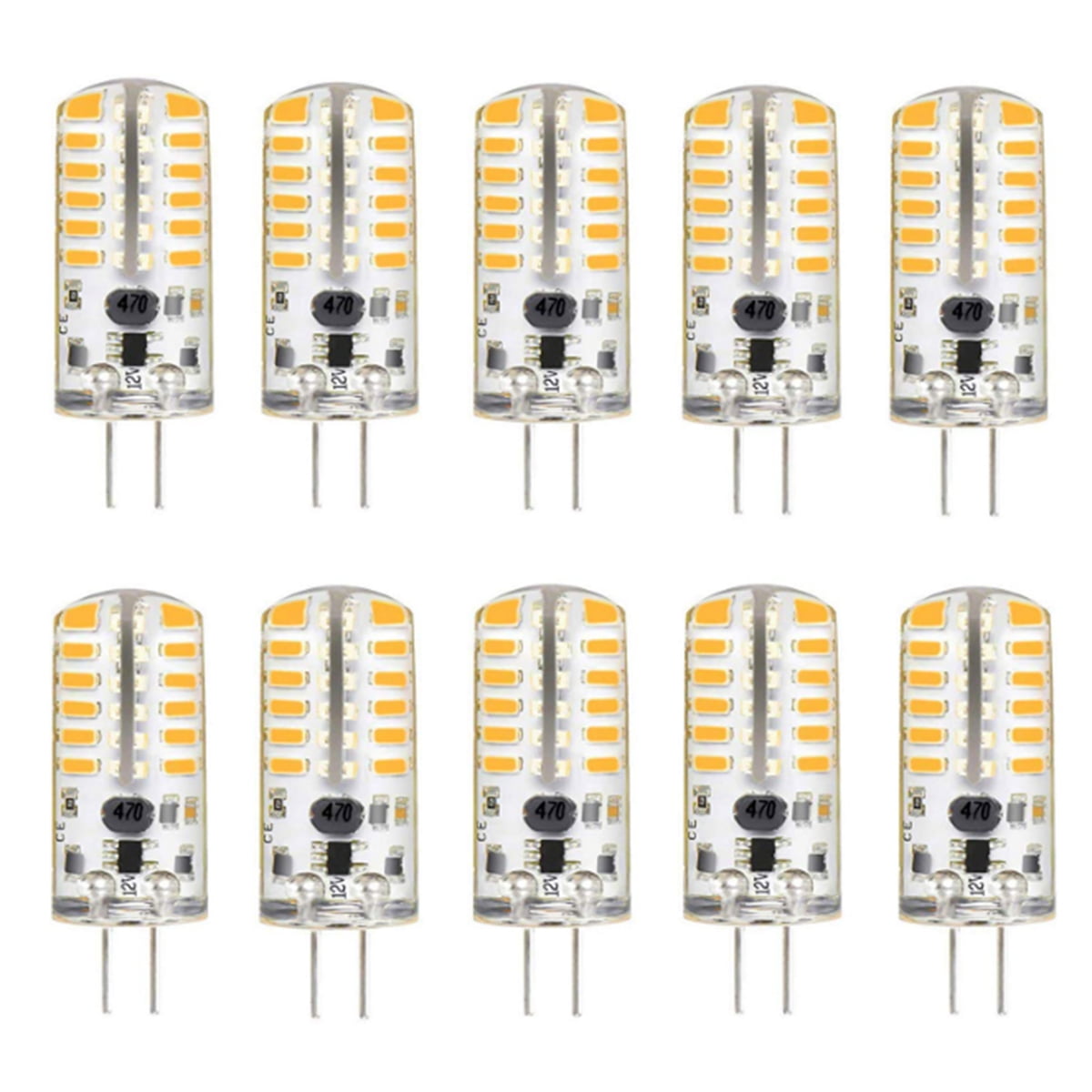 Dimmable G4 LED Bulb Lamp 12V AC/DC 220V COB Light 7W Replace 45W Halogen Lamps 