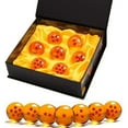 thumbnail image 1 of 7 Stars 7pcs Anime 3.5cm Transparent Balls Yellow Killow Acrylic Jewellery, 1 of 3