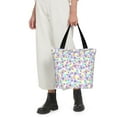 thumbnail image 6 of Kdxio Butterflies on Polka Dots Women Reusable Grocery Bags Foldable Ripstop,Reusable Shopping Bags for Shopping,Gym,Gift, 6 of 7