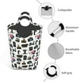 thumbnail image 4 of KLL Cool Camera Laundry Hamper,Large Canvas Fabric Lightweight Storage Basket Toy Organizer Dirty Clothes Collapsible Waterproof, 4 of 6