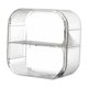 thumbnail image 2 of Vitrina acrílica con puerta, estantes de caja de exhibición a prueba de polvo para figura de acción, perfume, coleccionables 13'' x 7'' x 13'' pulgadas 2 capas transparentes. Gloria Vitrina de ac, 2 of 5