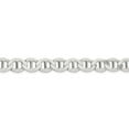 thumbnail image 4 of Auriga Fine Jewelry 925 Sterling Silver 9.95mm Flat Anchor Chain Bracelet 9inch for Women, 4 of 6