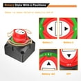 thumbnail image 2 of Waywe 1-2-Both-Off Battery Switch 12V 48V Disconnect Master Cutoff Switches Waterproof Heavy Duty Isolator for Marine Boat Car RV ATV UTV Vehicle, 2 of 7