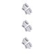 thumbnail image 4 of Qarigey 1 par de mitones para adultos Cómodos guantes sin dedos a prueba de frío Cubiertas de mano Accesorio de ropa para usar en invierno Gris claro Type1 NO1 Qarigey CBP205461, 4 of 6