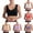 A, variant on HAIJIE Women's Seamless V-Neck Comfort Bra, Wide Strap Support Top, Breathable Everyday Underwear (B,S)