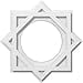 thumbnail image 3 of Ekena Millwork CMP14AL-07000 14 in. OD x 7 in. ID Square Axel Architectural Grade PVC Contemporary Ceiling Medallion, 3 of 4