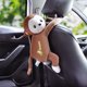 thumbnail image 1 of Porta pañuelos de mono para coche, dispensador de pañuelos con forma de mono de peluche, caja de pañuelos creativa con forma de mono, funda de pañuelos de dibujos animados, soporte para servilletas,, 1 of 2