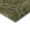 thumbnail image 4 of Addison Rugs Mayfield Washable Transitional Circles Olive Rectangle Rug, 10' x 14', 4 of 6