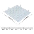 thumbnail image 3 of International chess set in matt polished crystal glass 25 x 25 cm, 1 checkerboard and 32 pieces, 3 of 4