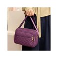thumbnail image 3 of Fashnice Ladies Handbag Multi Pockets Crossbody Bag Large Capacity Waterproof Shoulder Bags Messenger Women Lightweight Designer Dark Purple, 3 of 9