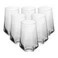 thumbnail image 1 of Set de 6 Vasos de Cristal Geométrico 540 ml, 1 of 2