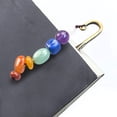 thumbnail image 5 of FNGZ Office&Craft&Stationery Clearance Seven Chakra Crystal Healing Stone Crystal Beaded Talkative Bookmark, Lovely Metal Bookmark Gold, 5 of 9